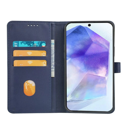 For Samsung Galaxy A16 5G Case Magnetic Clasp Four-Leaf Clover Leather Phone Cover