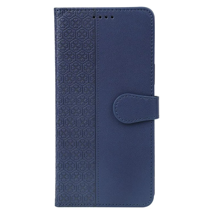 For Samsung Galaxy A16 5G Case Magnetic Clasp Four-Leaf Clover Leather Phone Cover