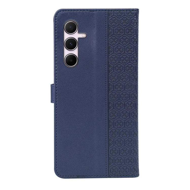 For Samsung Galaxy A16 5G Case Magnetic Clasp Four-Leaf Clover Leather Phone Cover