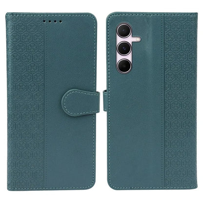 For Samsung Galaxy A16 5G Case Magnetic Clasp Four-Leaf Clover Leather Phone Cover
