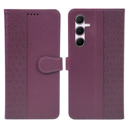 For Samsung Galaxy A16 5G Case Magnetic Clasp Four-Leaf Clover Leather Phone Cover