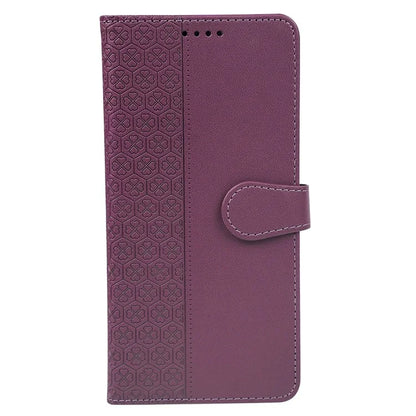 For Samsung Galaxy A16 5G Case Magnetic Clasp Four-Leaf Clover Leather Phone Cover