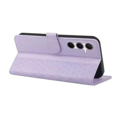 For Samsung Galaxy A16 5G Case Magnetic Clasp Four-Leaf Clover Leather Phone Cover