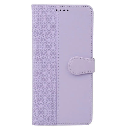 For Samsung Galaxy A16 5G Case Magnetic Clasp Four-Leaf Clover Leather Phone Cover
