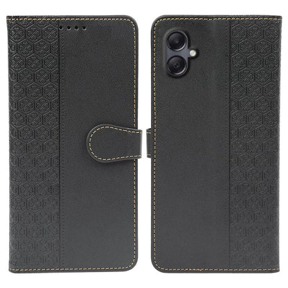 For Samsung Galaxy A06 Case Magnetic Clasp Four-Leaf Clover Leather Phone Cover