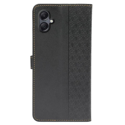 For Samsung Galaxy A06 Case Magnetic Clasp Four-Leaf Clover Leather Phone Cover
