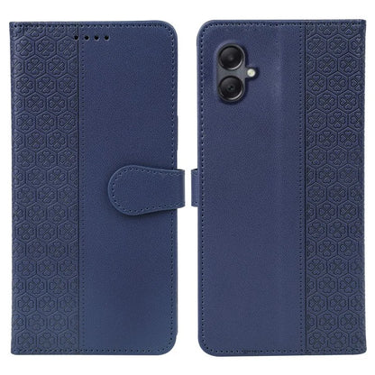 For Samsung Galaxy A06 Case Magnetic Clasp Four-Leaf Clover Leather Phone Cover