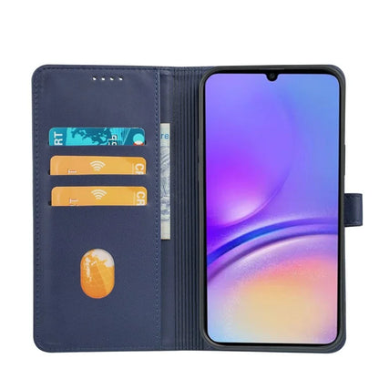 For Samsung Galaxy A06 Case Magnetic Clasp Four-Leaf Clover Leather Phone Cover