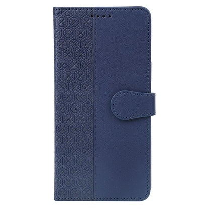 For Samsung Galaxy A06 Case Magnetic Clasp Four-Leaf Clover Leather Phone Cover