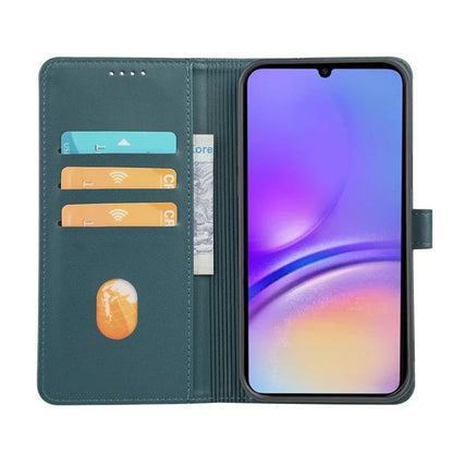 For Samsung Galaxy A06 Case Magnetic Clasp Four-Leaf Clover Leather Phone Cover