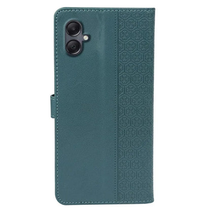 For Samsung Galaxy A06 Case Magnetic Clasp Four-Leaf Clover Leather Phone Cover
