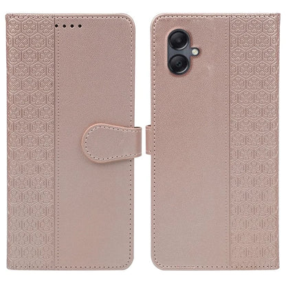 For Samsung Galaxy A06 Case Magnetic Clasp Four-Leaf Clover Leather Phone Cover