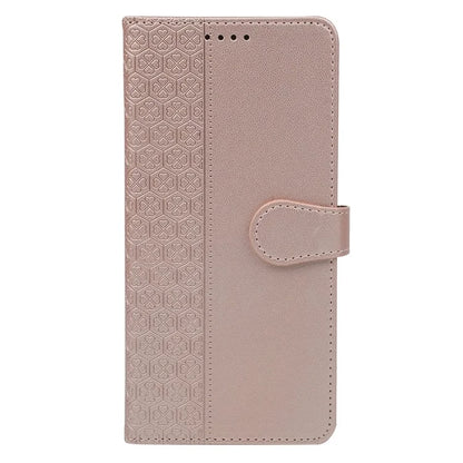 For Samsung Galaxy A06 Case Magnetic Clasp Four-Leaf Clover Leather Phone Cover