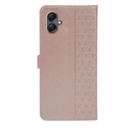 For Samsung Galaxy A06 Case Magnetic Clasp Four-Leaf Clover Leather Phone Cover