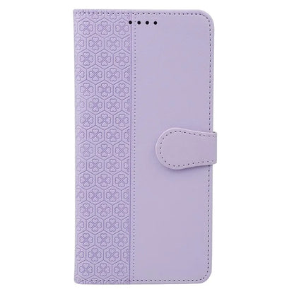 For Samsung Galaxy A06 Case Magnetic Clasp Four-Leaf Clover Leather Phone Cover