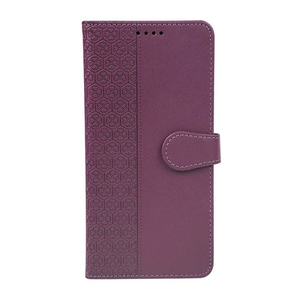 For iPhone 16 Plus Case Magnetic Clasp Four-Leaf Clover Leather Phone Cover