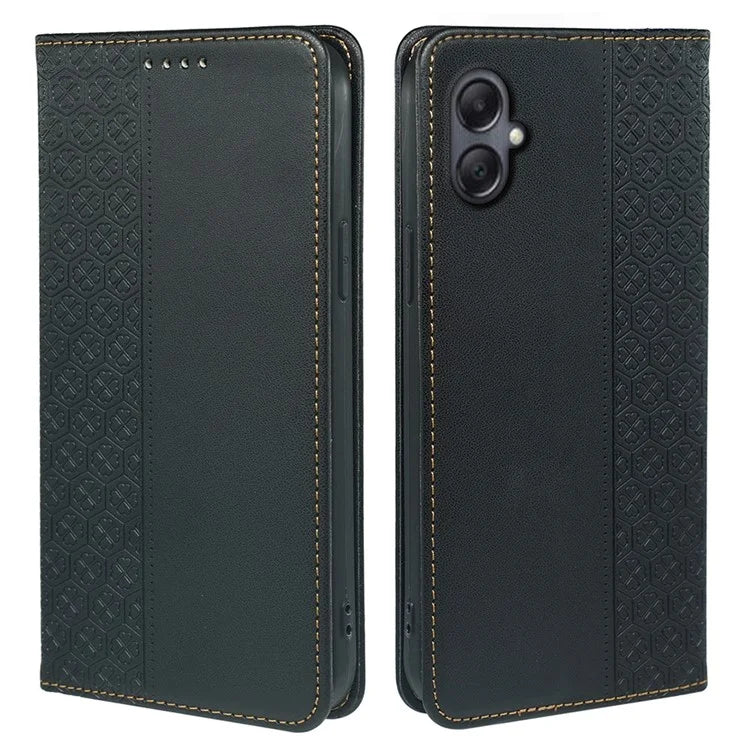 For Samsung Galaxy A06 Case Four-Leaf Clover Leather Flip Phone Cover Stand Wallet