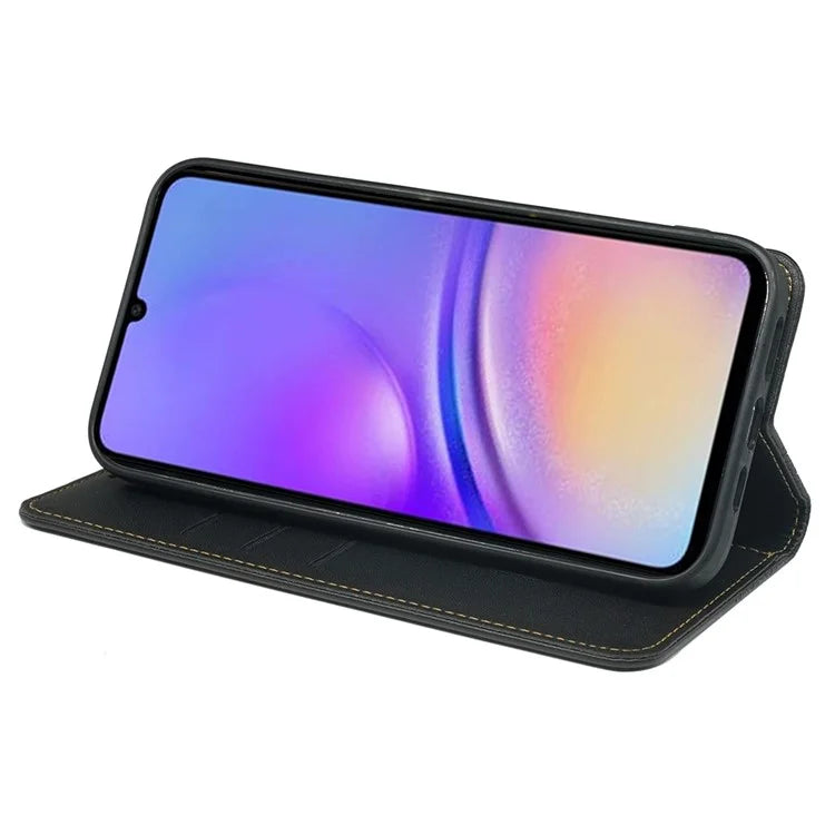 For Samsung Galaxy A06 Case Four-Leaf Clover Leather Flip Phone Cover Stand Wallet
