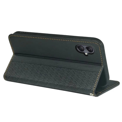 For Samsung Galaxy A06 Case Four-Leaf Clover Leather Flip Phone Cover Stand Wallet