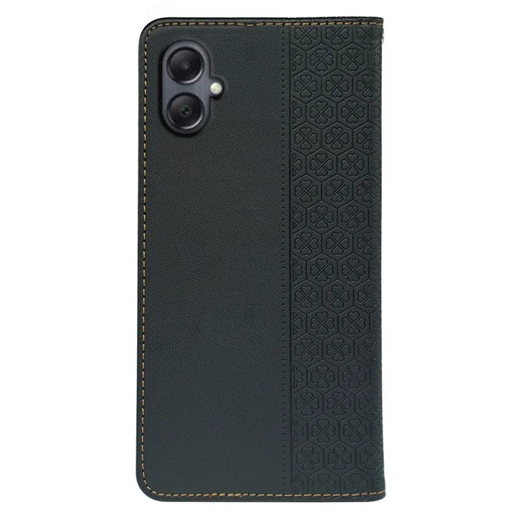 For Samsung Galaxy A06 Case Four-Leaf Clover Leather Flip Phone Cover Stand Wallet