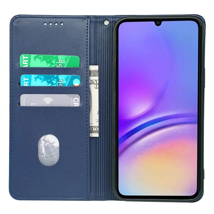 For Samsung Galaxy A06 Case Four-Leaf Clover Leather Flip Phone Cover Stand Wallet