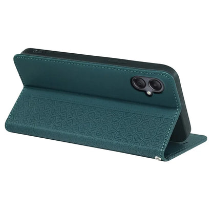 For Samsung Galaxy A06 Case Four-Leaf Clover Leather Flip Phone Cover Stand Wallet