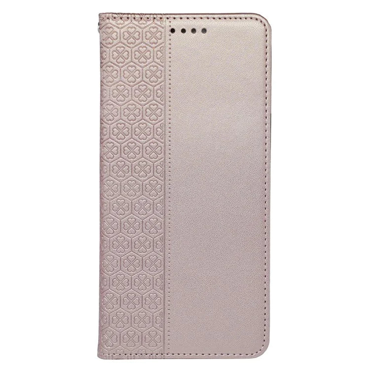 For Samsung Galaxy A06 Case Four-Leaf Clover Leather Flip Phone Cover Stand Wallet