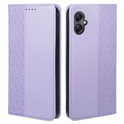 For Samsung Galaxy A06 Case Four-Leaf Clover Leather Flip Phone Cover Stand Wallet