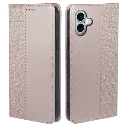 For iPhone 16 Case Four-Leaf Clover Leather Flip Phone Cover Stand Wallet