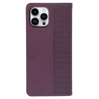 For iPhone 16 Pro Case Four-Leaf Clover Leather Flip Phone Cover Stand Wallet