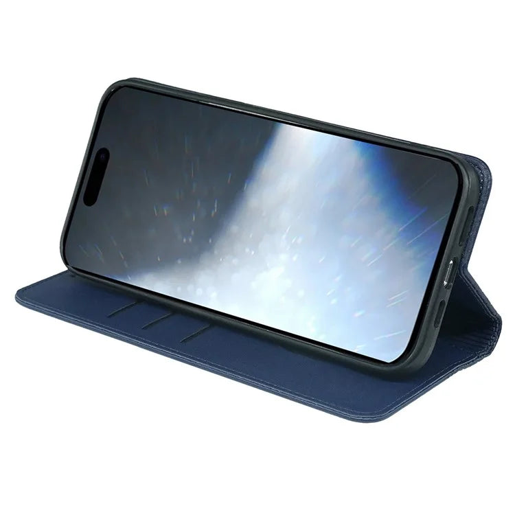 For iPhone 16 Pro Case Four-Leaf Clover Leather Flip Phone Cover Stand Wallet