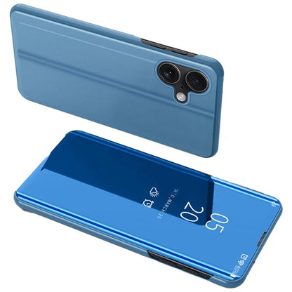 For iPhone 16 Plus Case View Window Stand Leather Flip Phone Cover