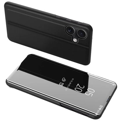 For iPhone 16 Plus Case View Window Stand Leather Flip Phone Cover