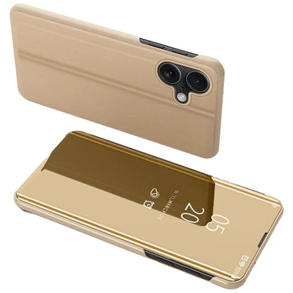 For iPhone 16 Plus Case View Window Stand Leather Flip Phone Cover