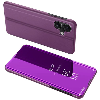 For iPhone 16 Plus Case View Window Stand Leather Flip Phone Cover