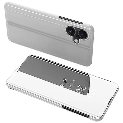 For iPhone 16 Plus Case View Window Stand Leather Flip Phone Cover