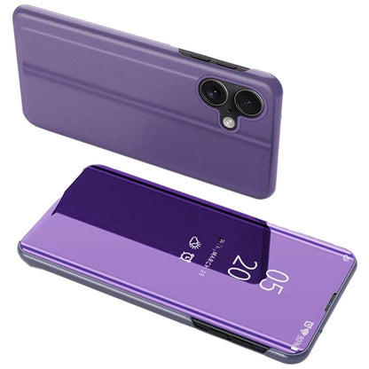 For iPhone 16 Plus Case View Window Stand Leather Flip Phone Cover