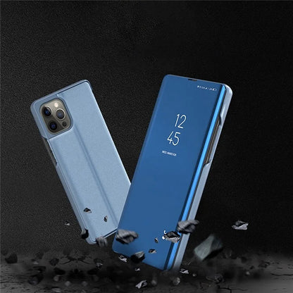 For iPhone 16 Pro Max Case View Window Stand Leather Flip Phone Cover