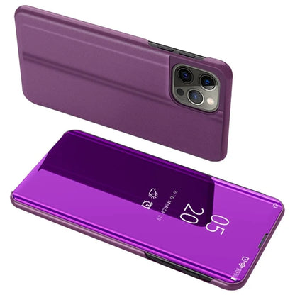 For iPhone 16 Pro Case View Window Stand Leather Flip Phone Cover