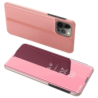 For iPhone 16 Pro Case View Window Stand Leather Flip Phone Cover