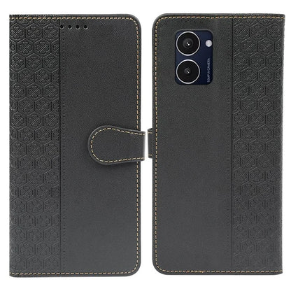 For HMD Pulse Pro  /  Pulse+  /  Pulse Case Magnetic Clasp Four-Leaf Clover Leather Phone Cover