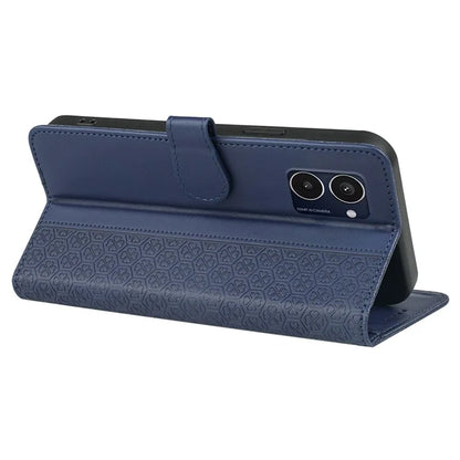 For HMD Pulse Pro  /  Pulse+  /  Pulse Case Magnetic Clasp Four-Leaf Clover Leather Phone Cover