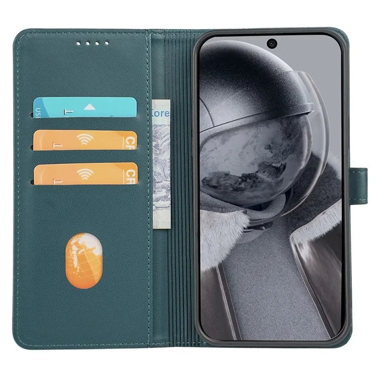 For HMD Pulse Pro  /  Pulse+  /  Pulse Case Magnetic Clasp Four-Leaf Clover Leather Phone Cover