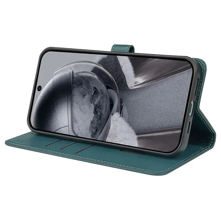 For HMD Pulse Pro  /  Pulse+  /  Pulse Case Magnetic Clasp Four-Leaf Clover Leather Phone Cover