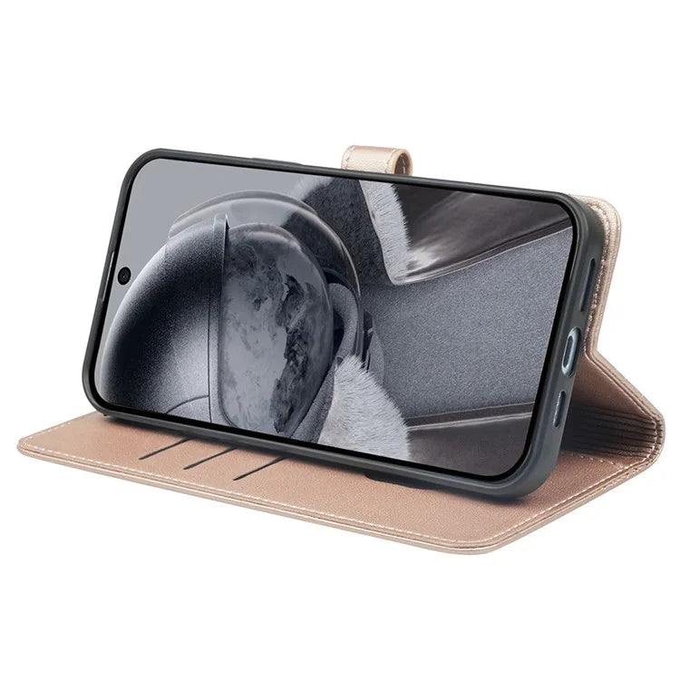 For HMD Pulse Pro  /  Pulse+  /  Pulse Case Magnetic Clasp Four-Leaf Clover Leather Phone Cover
