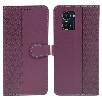 For HMD Pulse Pro  /  Pulse+  /  Pulse Case Magnetic Clasp Four-Leaf Clover Leather Phone Cover