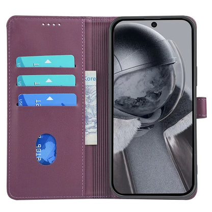 For HMD Pulse Pro  /  Pulse+  /  Pulse Case Magnetic Clasp Four-Leaf Clover Leather Phone Cover