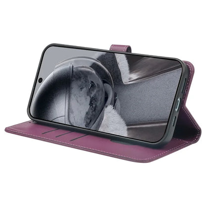 For HMD Pulse Pro  /  Pulse+  /  Pulse Case Magnetic Clasp Four-Leaf Clover Leather Phone Cover