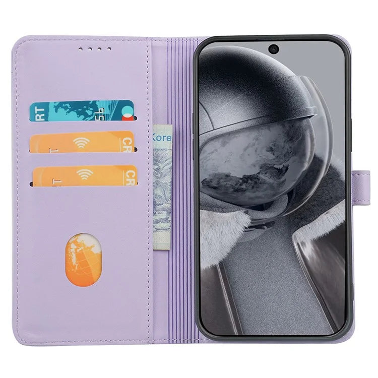 For HMD Pulse Pro  /  Pulse+  /  Pulse Case Magnetic Clasp Four-Leaf Clover Leather Phone Cover
