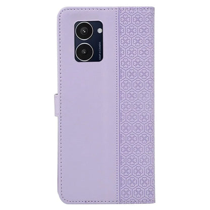 For HMD Pulse Pro  /  Pulse+  /  Pulse Case Magnetic Clasp Four-Leaf Clover Leather Phone Cover